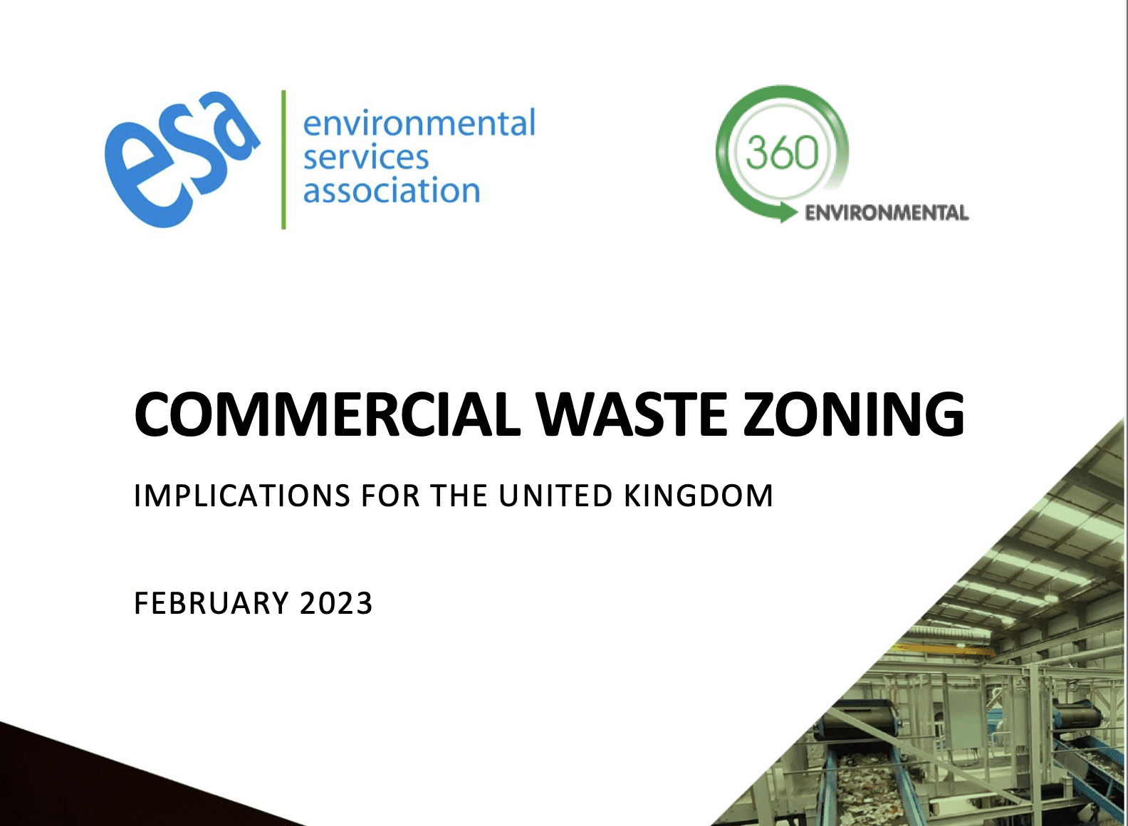 Commercial waste zoning